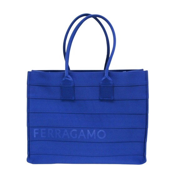 Salvatore Ferragamo Blue Synthetic tote - Picture 1 of 10